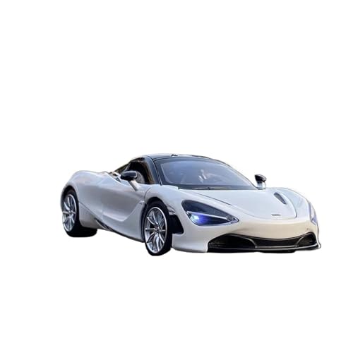 YCNXEB Miniatur Modelle 1 32 Für McLaren 720S Dekoration Legierung Modell Metall Fahrzeug Sound Licht Zurückziehen Spielzeug Auto Sammlungen Originalgetreue Nachbildung(White) von YCNXEB