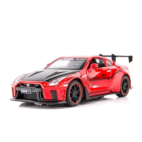 YCNXEB Miniatur Modelle 1 32 Für Nissan Skyline Ares GTR R34 Legierung Klassisches Sportwagenmodell Druckguss-Metallauto-Spielzeugmodell Hohe Simulationsdetails Originalgetreue Nachbildung(E) von YCNXEB