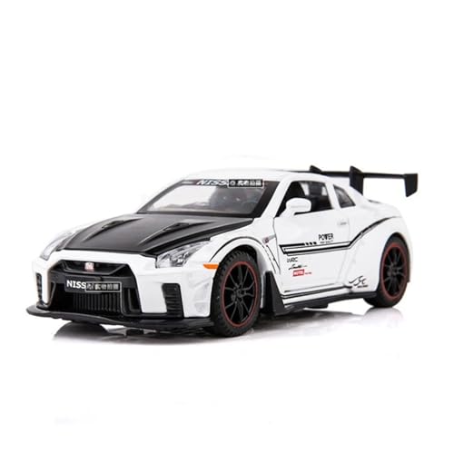 YCNXEB Miniatur Modelle 1 32 Für Nissan Skyline Ares GTR R34 Legierung Klassisches Sportwagenmodell Druckguss-Metallauto-Spielzeugmodell Hohe Simulationsdetails Originalgetreue Nachbildung(F) von YCNXEB