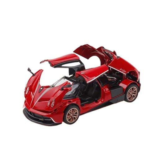 YCNXEB Miniatur Modelle 1 32 Für Pagani Huayra BC Legierung Supercar Modell Auto Diecast Metall Fahrzeuge Simulierte Sammlerstücke Auto Enthusiasten Originalgetreue Nachbildung(Rot) von YCNXEB