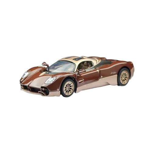 YCNXEB Miniatur Modelle 1 32 Für Pagani Utopia Legierung Sportwagen Modell Diecast Metall Rennwagen Modell Sammlung Simulation Sound Licht Spielzeug Originalgetreue Nachbildung(Brown) von YCNXEB