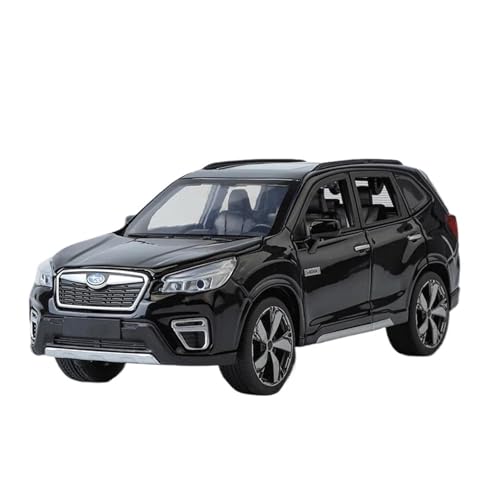 YCNXEB Miniatur Modelle 1 32 Für Subaru Forester SUV Legierung Geländewagen Miniatur Modell Auto Diecast Metall Sound Licht Sammlung Geschenk Originalgetreue Nachbildung(Schwarz) von YCNXEB