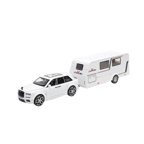 YCNXEB Miniatur Modelle 1 32 Für Toyota Land Cruiser Legierung Modell Auto Spielzeug Druckguss Metall Casting Auto Sammlerstücke Spielzeug Fahrzeug Originalgetreue Nachbildung(Cullinan White) von YCNXEB