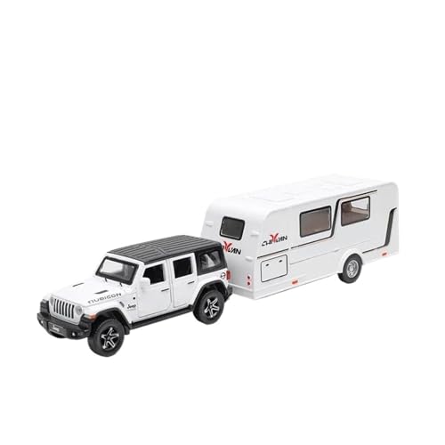 YCNXEB Miniatur Modelle 1 32 Für Toyota Land Cruiser Legierung Modell Auto Spielzeug Druckguss Metall Casting Auto Sammlerstücke Spielzeug Fahrzeug Originalgetreue Nachbildung(Wrangler White) von YCNXEB