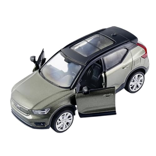YCNXEB Miniatur Modelle 1 32 Für Volvo XC40 Simulation Legierung Automodell Druckguss Nordic Luxus SUV Modell Metall Spielzeugauto Modellkollektion Mit Tonlichtern Originalgetreue Nachbildung(Grün) von YCNXEB