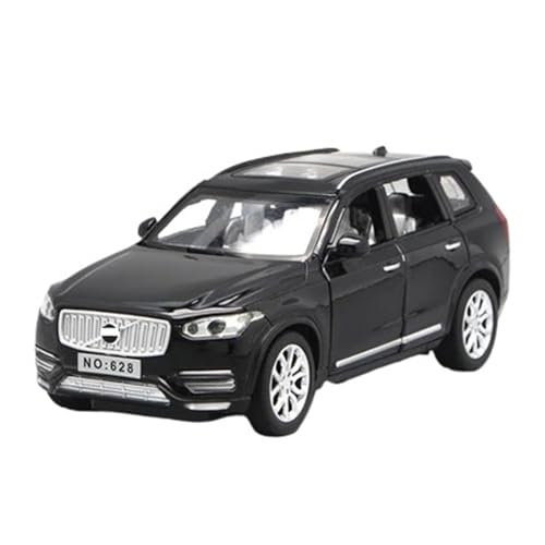 YCNXEB Miniatur Modelle 1 32 Für Volvos XC90 SUV Legierung Automodell Metall Sammlung Modellauto Modell Hohe Simulation Druckguss Spielzeug Fahrzeuge Spielzeug Originalgetreue Nachbildung(Schwarz) von YCNXEB