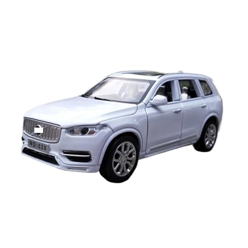 YCNXEB Miniatur Modelle 1 32 Für Volvos XC90 SUV Legierung Automodell Metall Sammlung Modellauto Modell Hohe Simulation Druckguss Spielzeug Fahrzeuge Spielzeug Originalgetreue Nachbildung(White) von YCNXEB
