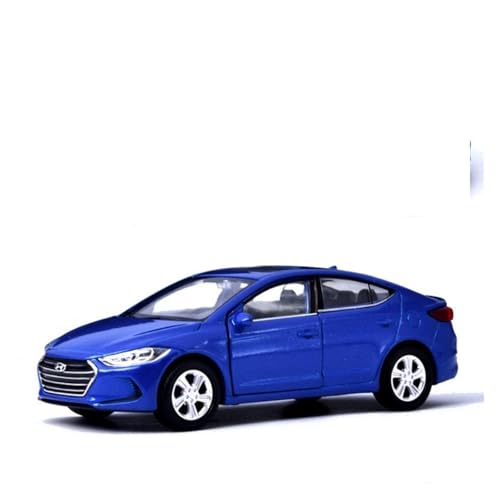 YCNXEB Miniatur Modelle 1 36 Für Hyundai Elantra Legierung Auto Druckguss Spielzeug Fahrzeuge Metall Spielzeug Modell Simulation Sammlung Originalgetreue Nachbildung(Blau) von YCNXEB