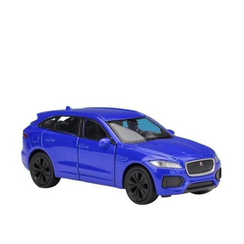 YCNXEB Miniatur Modelle 1 36 Für Jaguar F-Pace F-Type Legierung Auto Diecast Metall Fahrzeuge Auto Simulation Sammlung Dekoration Originalgetreue Nachbildung(Blau) von YCNXEB