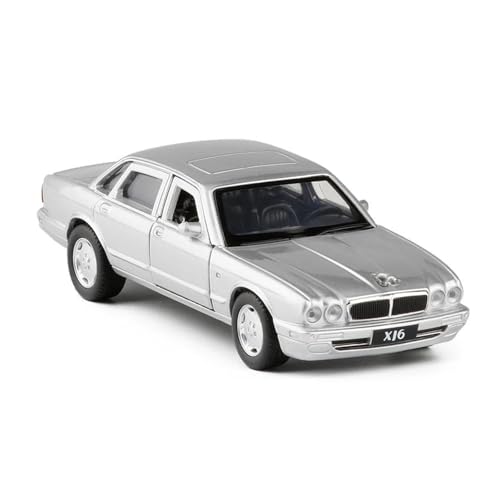 YCNXEB Miniatur Modelle 1 36 Für Jaguar XJ6 Legierung Auto Modell Diecast Metall Klassische Fahrzeuge Auto Simulation Zurückziehen Sammlung Spielzeug Originalgetreue Nachbildung(Gray) von YCNXEB
