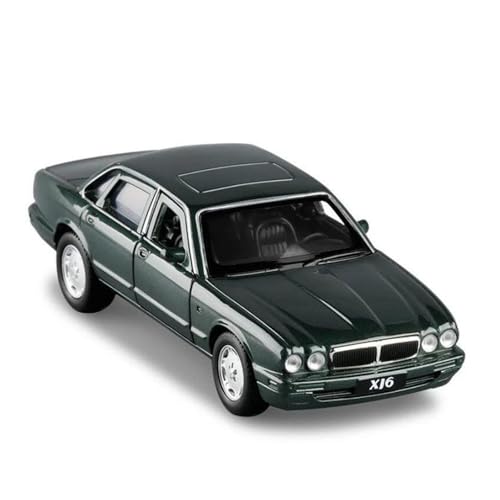 YCNXEB Miniatur Modelle 1 36 Für Jaguar XJ6 Legierung Auto Modell Diecast Metall Klassische Fahrzeuge Auto Simulation Zurückziehen Sammlung Spielzeug Originalgetreue Nachbildung(Grün) von YCNXEB