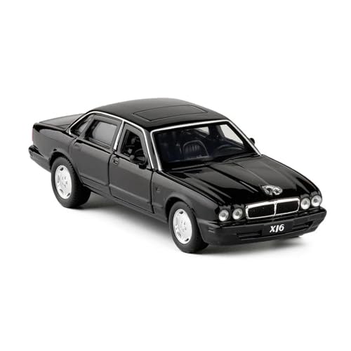 YCNXEB Miniatur Modelle 1 36 Für Jaguar XJ6 Legierung Auto Modell Diecast Metall Klassische Fahrzeuge Auto Simulation Zurückziehen Sammlung Spielzeug Originalgetreue Nachbildung(Schwarz) von YCNXEB