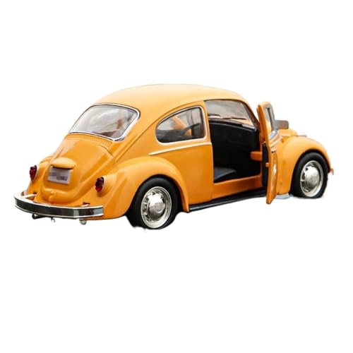 YCNXEB Miniatur Modelle 1 36 Für Käfer Legierung Auto Druckguss Metall Spielzeug Oldtimer Fahrzeuge Modell Simulation Sammlung Dekoration Originalgetreue Nachbildung(Yellow) von YCNXEB