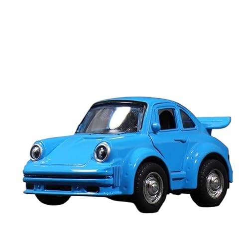 YCNXEB Miniatur Modelle 1 36 Für Mini Beetles Alloy Cute Car Model Diecast Metal Toy Vehicles Car Simulation Sound and Light Collection Originalgetreue Nachbildung(Blau) von YCNXEB