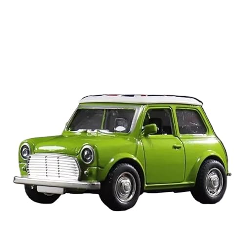 YCNXEB Miniatur Modelle 1 36 Für Mini Beetles Alloy Cute Car Model Diecast Metal Toy Vehicles Car Simulation Sound and Light Collection Originalgetreue Nachbildung(Grün) von YCNXEB