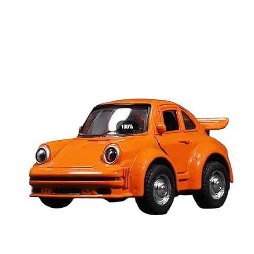 YCNXEB Miniatur Modelle 1 36 Für Mini Beetles Alloy Cute Car Model Diecast Metal Toy Vehicles Car Simulation Sound and Light Collection Originalgetreue Nachbildung(Orange) von YCNXEB