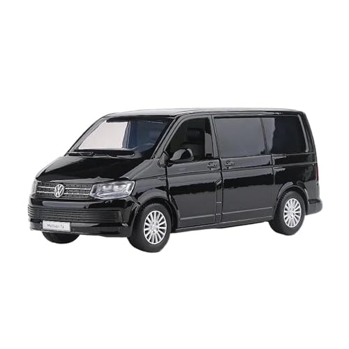 YCNXEB Miniatur Modelle 1 36 Für VW Multivan T6 MPV Legierung Auto Diecast Metall Spielzeug Fahrzeuge Simulation Miniatur Maßstab Sammlung Originalgetreue Nachbildung(Schwarz) von YCNXEB