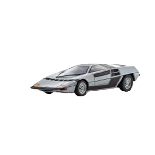 YCNXEB Miniatur Modelle 1 43 Für LB-ER34 Silhouette Skyline Mit Motor IG2848 Roter Rennwagen Legierung Automodell Metall Spielzeug Bausatz Kindergeschenk Originalgetreue Nachbildung(Silber) von YCNXEB