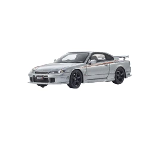 YCNXEB Miniatur Modelle 1 43 Für LB-ER34 Silhouette Skyline Mit Motor IG2848 Roter Rennwagen Legierung Automodell Metall Spielzeug Bausatz Kindergeschenk Originalgetreue Nachbildung(Silver2) von YCNXEB