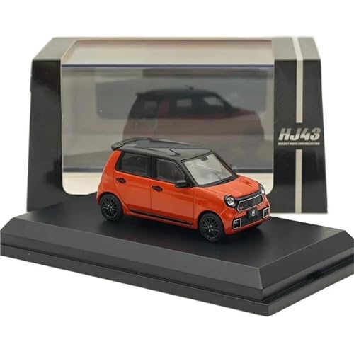 YCNXEB Miniatur Modelle 1 43 Für N-ONE RS Sunset Orange Ll HJ432001P Diecast Modell Auto Sammlung Auto Spielzeug Geschenk Originalgetreue Nachbildung von YCNXEB