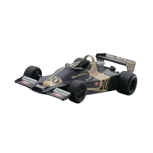 YCNXEB Miniatur Modelle 1 43 Für Wolf WR1 Jody Scheckter 1977 Druckguss-Automodell Metallspielzeugauto-Bausatz Sammlerspielzeugmodell Originalgetreue Nachbildung von YCNXEB
