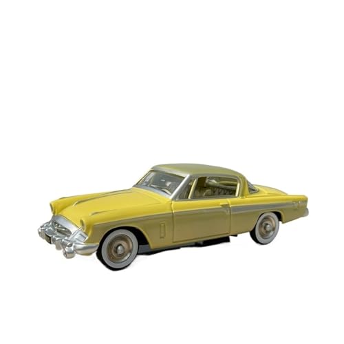 YCNXEB Miniatur Modelle 1 43 Legierung Hohe Simulation Klassische Alte Auto Modell Druck Druck Metall Fahrzeuge Retro Vintage Auto Modell Sammlung Spielzeug Originalgetreue Nachbildung(Yellow) von YCNXEB