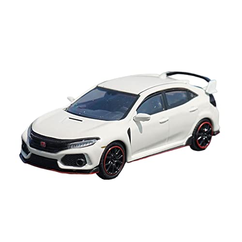 YCNXEB Miniatur Modelle 1 64 Alu-Automodell Für Honda Civic Type R FK8 Simulation Statisches Metallauto-Erwachsenensammlungsdisplay Originalgetreue Nachbildung(White Left Rudder) von YCNXEB