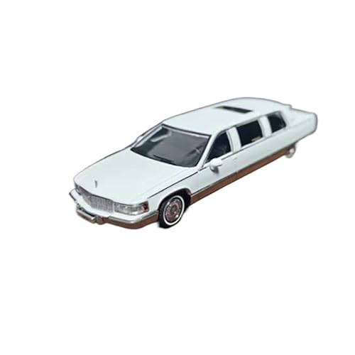 YCNXEB Miniatur Modelle 1 64 Für Cadillac Fleetwood Druckguss-Legierung Automodell Cadillac Auto Spielzeug Erwachsene Sammlerstück Ornament Originalgetreue Nachbildung(White) von YCNXEB
