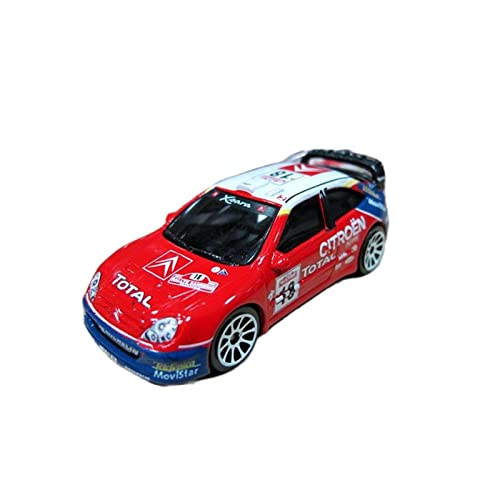 YCNXEB Miniatur Modelle 1 64 Für Citro Rallye Auto Druckguss Legierung Simulation Auto Modell Spielzeug Körper Statische Anzeige Originalgetreue Nachbildung(A) von YCNXEB