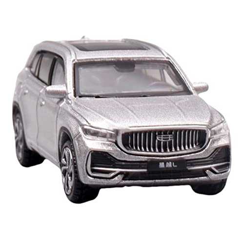 YCNXEB Miniatur Modelle 1 64 Für Geely Star Moon L Voll Geschlossene Legierung Simulation Auto Modell Spielzeug Statische Ornament Originalgetreue Nachbildung(B) von YCNXEB