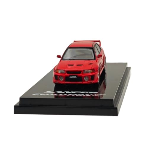 YCNXEB Miniatur Modelle 1 64 Für Lancer GSR Evolution V (CP9A) 1998 Mit Schmutzfänger Palmer Red HJ642032AR Diecast Modellauto Originalgetreue Nachbildung von YCNXEB
