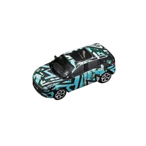 YCNXEB Miniatur Modelle 1 64 Für Lynk Co 06 SUV Limited Graffiti Version Legierung Auto Modell Metall Druckguss Metall Miniatur Fahrzeug Spielzeug Originalgetreue Nachbildung(Blau) von YCNXEB