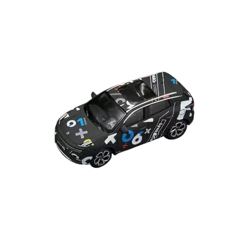 YCNXEB Miniatur Modelle 1 64 Für Lynk Co 06 SUV Limited Graffiti Version Legierung Auto Modell Metall Druckguss Metall Miniatur Fahrzeug Spielzeug Originalgetreue Nachbildung(Schwarz) von YCNXEB