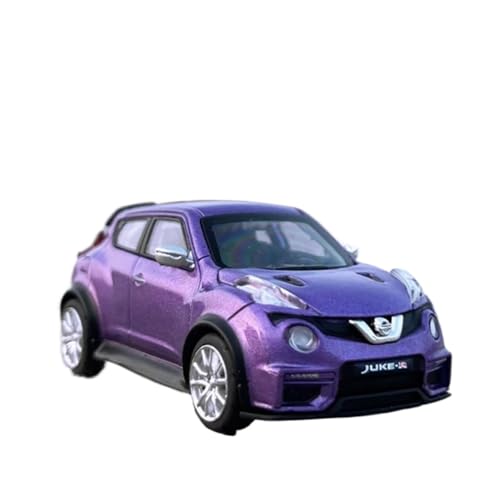 YCNXEB Miniatur Modelle 1 64 Für Nissan Juke R SUV Legierung Auto Simulation Diecast Metall Spielzeug Mini Auto Miniatur Sammlung Originalgetreue Nachbildung(Purple) von YCNXEB