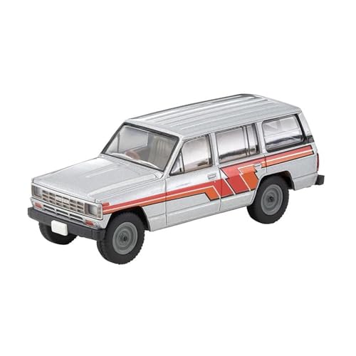 YCNXEB Miniatur Modelle 1 64 Für TLV Nissan Safari VanDX Offroad LV-N109c D Legierungsdruckgussauto Spielzeug Für Erwachsene Sammlungsstücke Originalgetreue Nachbildung(Gray) von YCNXEB