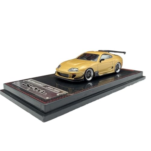 YCNXEB Miniatur Modelle 1 64 Für Toyota - Supra (JZA80) RZ Goldlegierung Fahrzeugmodellbausatz Spielzeugauto Kinderweihnachtsgeschenk Originalgetreue Nachbildung von YCNXEB