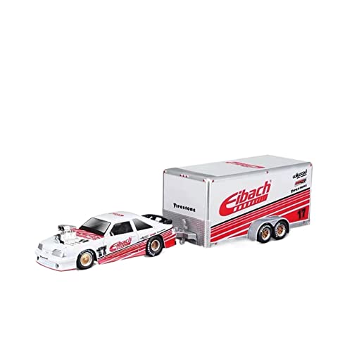 YCNXEB Miniatur Modelle 1 64 Legierung Automodell Für Ford Mustang Cobra Transporter Metallsimulationsauto Erwachsenensammlung Originalgetreue Nachbildung von YCNXEB
