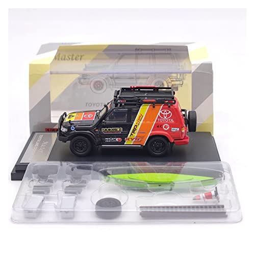 YCNXEB Miniatur Modelle 1 64 for Toyota LC80 Land Cruiser Legierung Automodell Erwachsene Sammlung Geschenk Spielzeug Handwerk Nachbildung(2) von YCNXEB