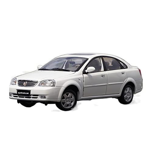 YCNXEB Miniatur Modelle 1: 18 Für Buick Excelle Sammlerstück Simulation Zinklegierung Automodell Geschäftsgeschenk Originalgetreue Nachbildung(White) von YCNXEB