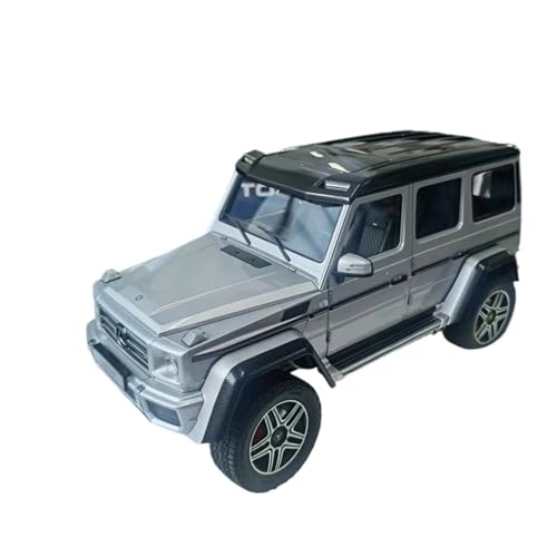 YCNXEB Miniatur Modelle 1: 18 Für Mercedes Benz G500 4X4 Und Off-Road Vehile Metall Fahrzeug Geschenk Display Sammlung Dekoration Nachbildung(Gray) von YCNXEB