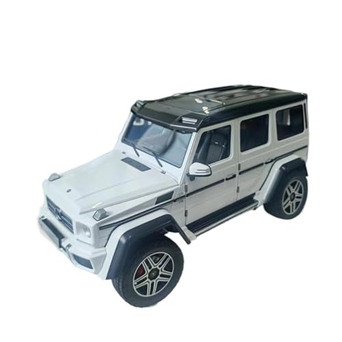 YCNXEB Miniatur Modelle 1: 18 Für Mercedes Benz G500 4X4 Und Off-Road Vehile Metall Fahrzeug Geschenk Display Sammlung Dekoration Nachbildung(White) von YCNXEB