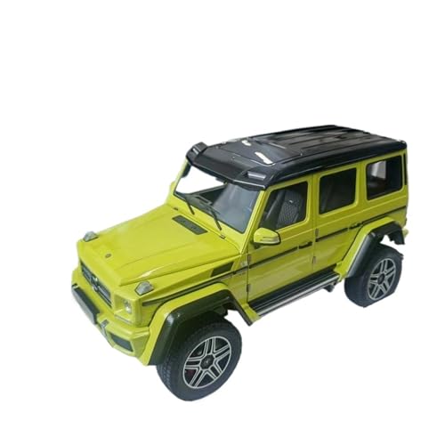 YCNXEB Miniatur Modelle 1: 18 Für Mercedes Benz G500 4X4 Und Off-Road Vehile Metall Fahrzeug Geschenk Display Sammlung Dekoration Nachbildung(Yellow) von YCNXEB