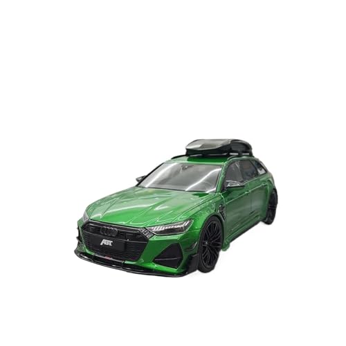 YCNXEB Miniatur Modelle 1:18 Für Audi RS6 ABT Harz Statische Auto Modell Fans Sammlung Hause Dekoration Ornamente Originalgetreue Nachbildung von YCNXEB