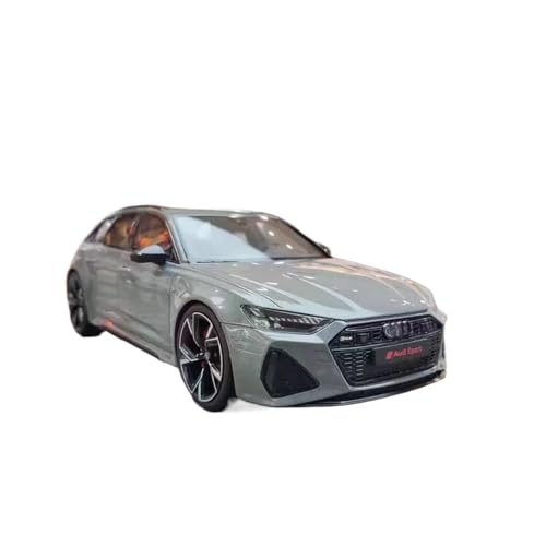 YCNXEB Miniatur Modelle 1:18 Für Audi Rs6 C8 Kombi, Harz, Statisches Automodell, Fans-Sammlung, Heimdekoration, Ornamente Originalgetreue Nachbildung von YCNXEB