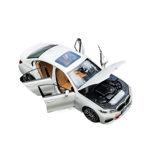 YCNXEB Miniatur Modelle 1:18 Für BMW 3er G20 330i Diecast-Metallauto Metal Boy-Themen-Mini-Kollektion Originalgetreue Nachbildung von YCNXEB
