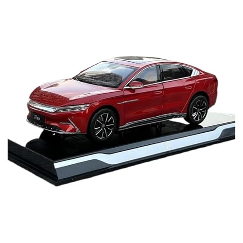 YCNXEB Miniatur Modelle 1:18 Für BYD Han Legierung Auto Modell Erwachsene Hobby Souvenir Sammlerstücke Display Originalgetreue Nachbildung von YCNXEB