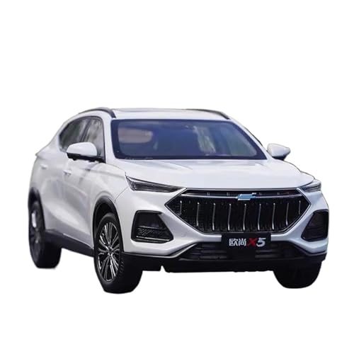 YCNXEB Miniatur Modelle 1:18 Für Changan Oushang X5 SUV Statische Legierung Automodell Realistisches Klassisches Souvenir Originalgetreue Nachbildung von YCNXEB
