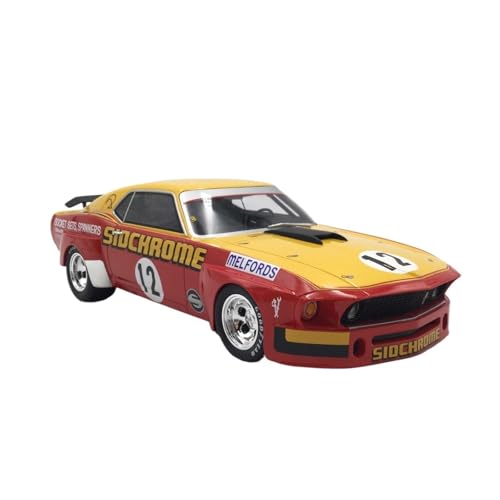 YCNXEB Miniatur Modelle 1:18 Für Ford Mustang 1969 Sidchrome #12 Legierung Rennwagenmodell Nachbildung YCNXEB Miniatur Modelle 1:18 Für Ford Mustang 1969 Sidchrome #12 Legierung Rennwagenmodell Nachbildung von YCNXEB