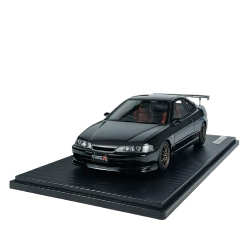 YCNXEB Miniatur Modelle 1:18 Für Honda Integra (DC2) TYP R Schwarz Harz Auto Modell Ornament Fahrzeug Spielzeug Geschenk Nachbildung von YCNXEB