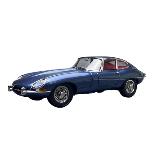 YCNXEB Miniatur Modelle 1:18 Für Jaguar E-Type Coupé 60. Jubiläum Oldtimermodell Themenparty-Display Originalgetreue Nachbildung(Blue) von YCNXEB